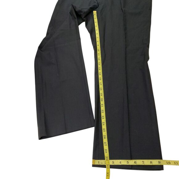 Banana Republic Pants Mens 35x30 Black Classic Fit Flat Front Wool Blend Office - Picture 12 of 12